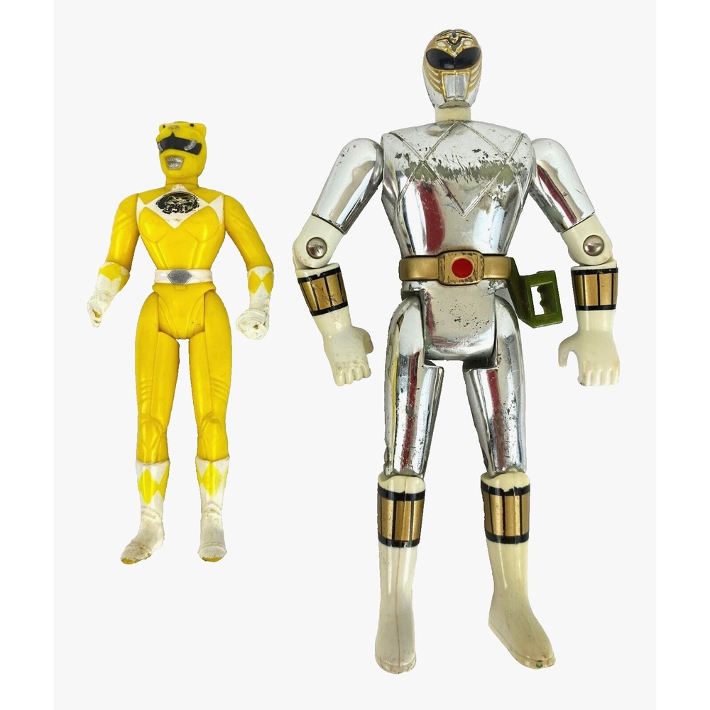 Mighty Morphin Power Rangers Toy Action Figures 1993 Lot Of 2 Vintage Toys